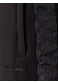 Karl Lagerfeld - KARL LAGERFELD Spodnie dresowe 705001 561902 Czarny Regular Fit. Kolor: czarny. Materiał: syntetyk #5
