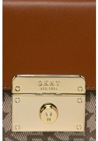 DKNY - Dkny - Torebka. Kolor: złoty, wielokolorowy, brązowy. Materiał: skórzane. Rozmiar: małe #2
