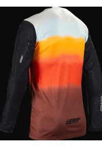 LEATT - Bluza rowerowa męska Leatt Jersey MTB Gravity 3.0. Kolor: czerwony, wielokolorowy. Materiał: jersey. Długość rękawa: długi rękaw