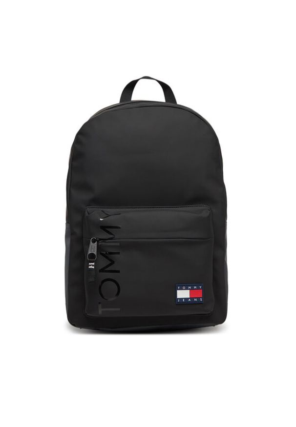 Tommy Jeans Plecak Tjm Daily + Dome Backpack AM0AM13274 Czarny. Kolor: czarny. Materiał: skóra