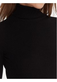 Kontatto Golf 3M0817C Czarny Regular Fit. Typ kołnierza: golf. Kolor: czarny. Materiał: syntetyk #2