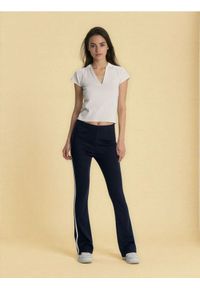 Sinsay - Spodnie pique flare - wielobarwny #1