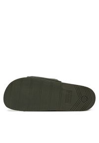 Hunter Klapki M-865993 Khaki. Kolor: brązowy. Materiał: materiał #7