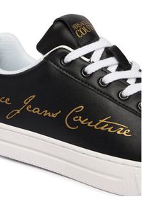 Versace Jeans Couture Sneakersy 80VA3SKL ZPB77 G89 Czarny. Kolor: czarny. Materiał: skóra #5