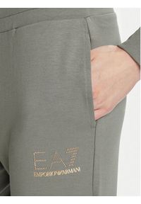EA7 Emporio Armani Spodnie dresowe 8NTP66 TJ9RZ U8142 Zielony Regular Fit. Kolor: zielony. Materiał: syntetyk #4