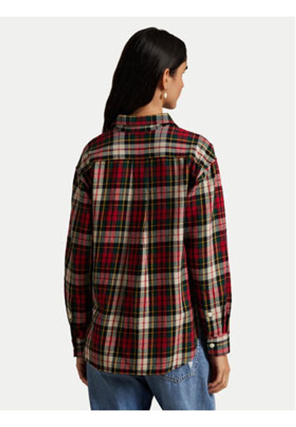 Polo Ralph Lauren Koszula 211978159003 Czerwony Relaxed Fit. Typ kołnierza: polo. Kolor: czerwony. Materiał: bawełna