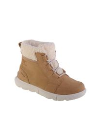 sorel - Buty do chodzenia damskie Sorel Explorer Next Carnival Wp. Wysokość cholewki: za kostkę. Zapięcie: sznurówki. Kolor: beżowy. Materiał: guma, materiał, syntetyk. Szerokość cholewki: normalna. Sezon: zima