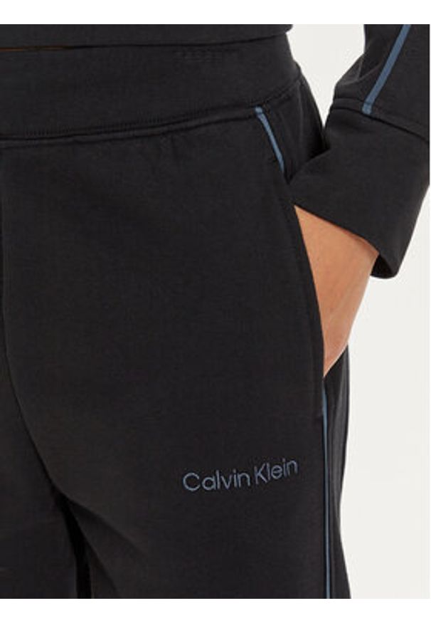 Calvin Klein Underwear Spodnie dresowe 000QS7262E Czarny Regular Fit. Kolor: czarny. Materiał: bawełna