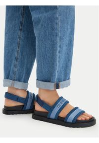 Guess Jeans Sandały EO-GJ2122 Niebieski. Kolor: niebieski. Materiał: materiał #1