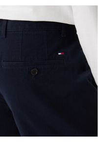 TOMMY HILFIGER - Tommy Hilfiger Chinosy Denton Essential MW0MW40262 Granatowy Straight Fit. Kolor: niebieski. Materiał: bawełna #5