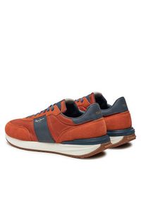 Pepe Jeans Sneakersy PMS60020 Brązowy. Kolor: brązowy. Materiał: zamsz, skóra