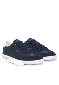 TOMMY HILFIGER - Tommy Hilfiger Sneakersy Th Chic Low Vulc FW0FW09391 Granatowy. Kolor: niebieski. Materiał: skóra #6