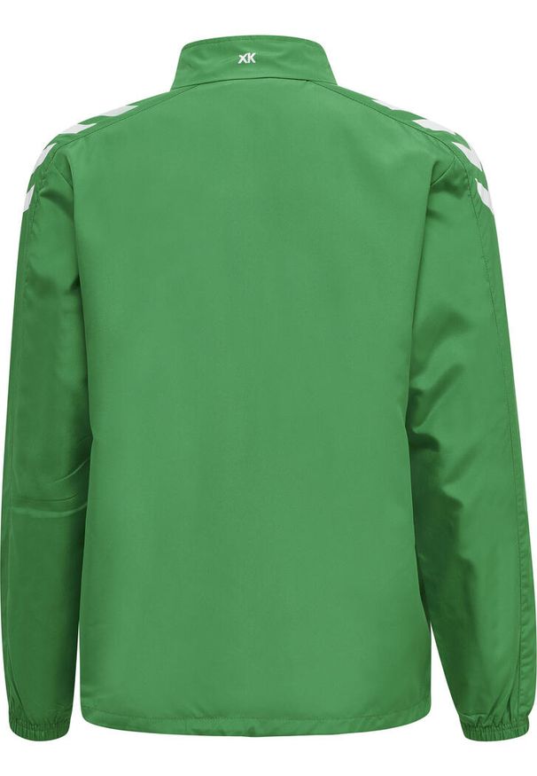 Kurtka do piłki ręcznej dla dzieci Hummel Micro Zip. Kolor: zielony. Sport: piłka ręczna
