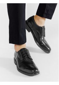 Geox Półbuty U Dublin A U34R2A 00043 C9999 Czarny. Kolor: czarny. Materiał: skóra #4