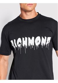 John Richmond T-Shirt RMA22074TS Czarny Regular Fit. Kolor: czarny. Materiał: bawełna #3