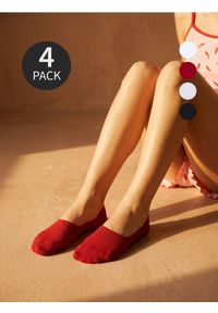 Sinsay - Prążkowane skarpetki 4 pack - wielobarwny. Materiał: prążkowany #1