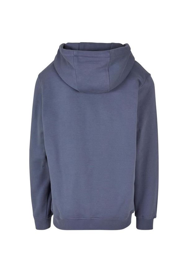 BUILD YOUR BRAND - Męska Bluza Z Kapturem Ultra Heavy Regular. Typ kołnierza: kaptur. Kolor: niebieski