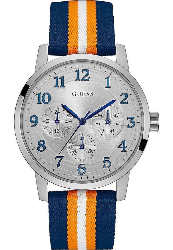 Zegarek Guess Zegarek męski Guess W0975G2 niebieski. Kolor: niebieski