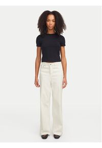 JJXX Jeansy Tokyo 12269078 Écru Wide Leg. Kolor: kremowy #5