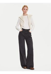Lee Jeansy Stella 112363522 Czarny Wide Leg. Kolor: czarny