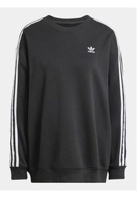 Adidas - adidas Bluza 3-Stripes IU2423 Czarny Oversize. Kolor: czarny. Materiał: bawełna #2