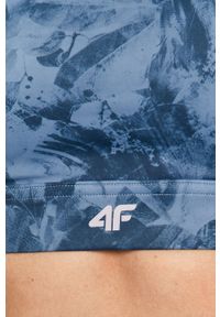 4f - 4F - Biustonosz sportowy. Kolor: szary, wielokolorowy, niebieski. Materiał: poliester, materiał, elastan. Rodzaj stanika: odpinane ramiączka #6