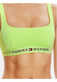TOMMY HILFIGER - Tommy Hilfiger Góra od bikini UW0UW04108 Zielony. Kolor: zielony. Materiał: syntetyk #6