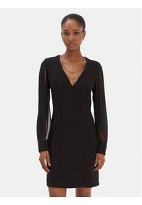 Rinascimento Sukienka koktajlowa CFC0126535003 Czarny Slim Fit. Kolor: czarny. Materiał: syntetyk. Styl: wizytowy #3