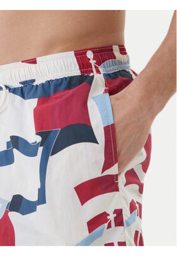 TOMMY HILFIGER - Tommy Hilfiger Szorty kąpielowe UM0UM03491 Kolorowy Regular Fit. Materiał: syntetyk. Wzór: kolorowy