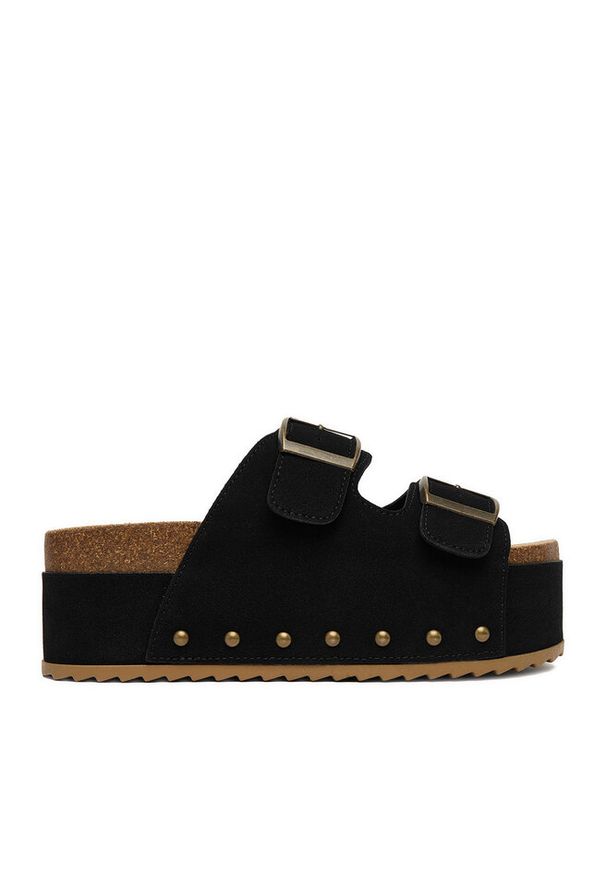 Klapki DeeZee. Kolor: czarny