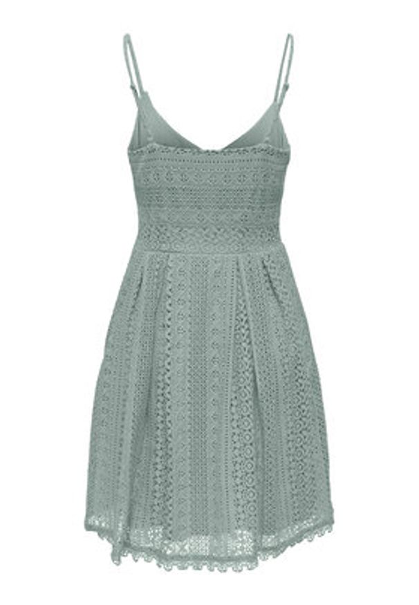 only - ONLY Sukienka letnia Helena 15204799 Zielony Regular Fit. Kolor: zielony. Materiał: bawełna. Sezon: lato