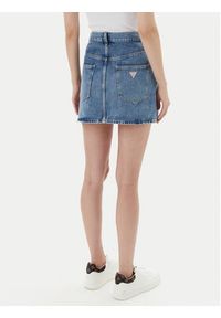Guess Spódnica jeansowa W5YD1C D5QKB Granatowy Regular Fit. Kolor: niebieski. Materiał: bawełna, lyocell #5
