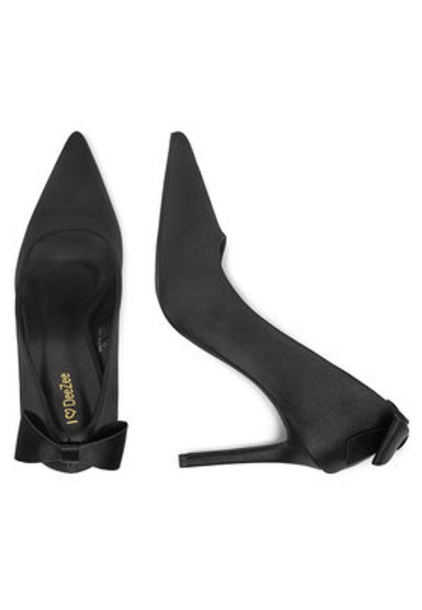 DeeZee Szpilki HD230755 Czarny. Kolor: czarny. Materiał: materiał. Obcas: na szpilce