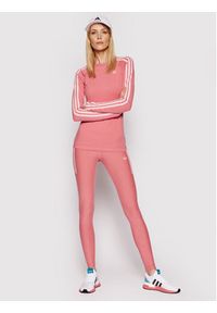 Adidas - adidas Bluzka Fakten GN4380 Różowy Slim Fit. Kolor: różowy. Materiał: bawełna #2