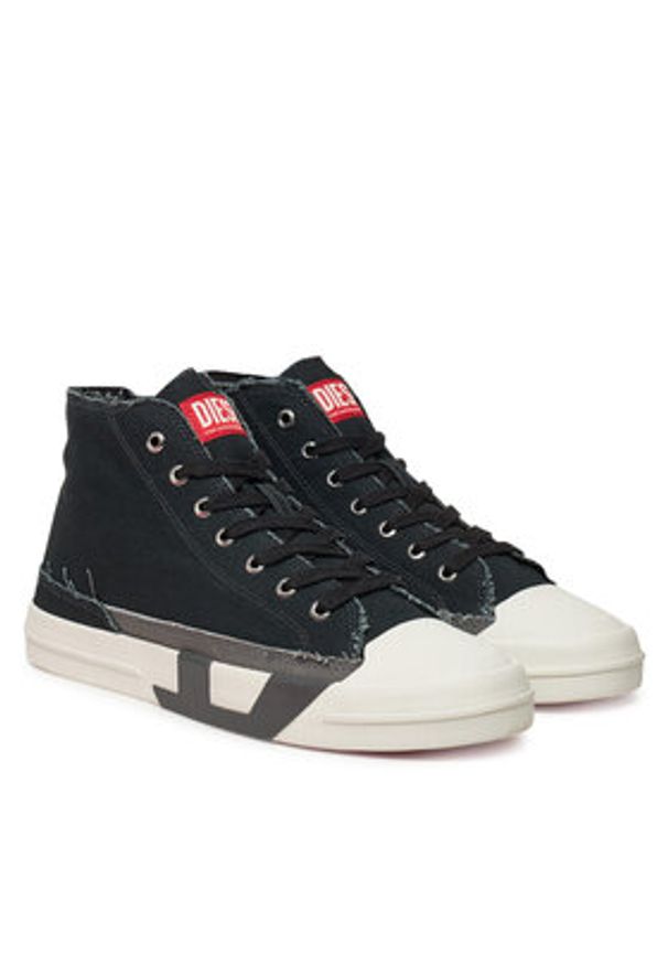 Diesel Trampki High-Top Y03505PR012 HA688 Czarny. Kolor: czarny. Materiał: materiał