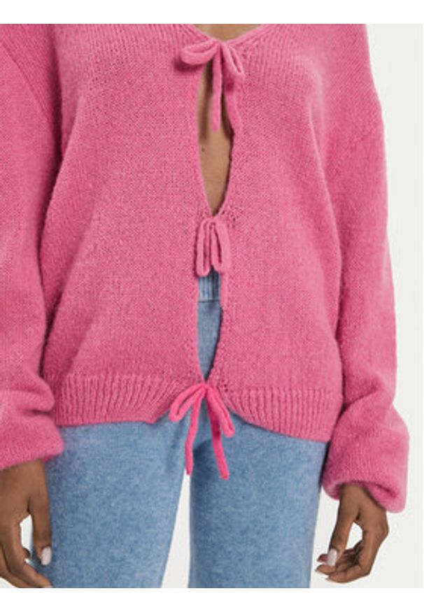 Kontatto Sweter AI2025 3M0194 Różowy Regular Fit. Kolor: różowy. Materiał: syntetyk