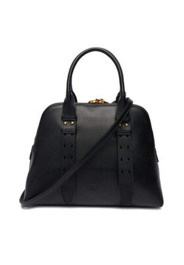 Pinko - PINKO Torebka Bowling Bag Medium AI 25-26 PLTT 105906 A0QO Czarny. Kolor: czarny. Materiał: skórzane