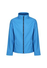 Regatta - Softshell Męski Ablaze. Kolor: niebieski. Materiał: softshell. Sport: turystyka piesza #1