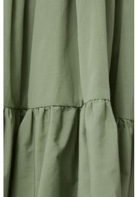 Answear Lab Sukienka kolor zielony mini oversize. Kolor: turkusowy. Materiał: tkanina. Typ sukienki: oversize. Styl: wakacyjny. Długość: mini #2