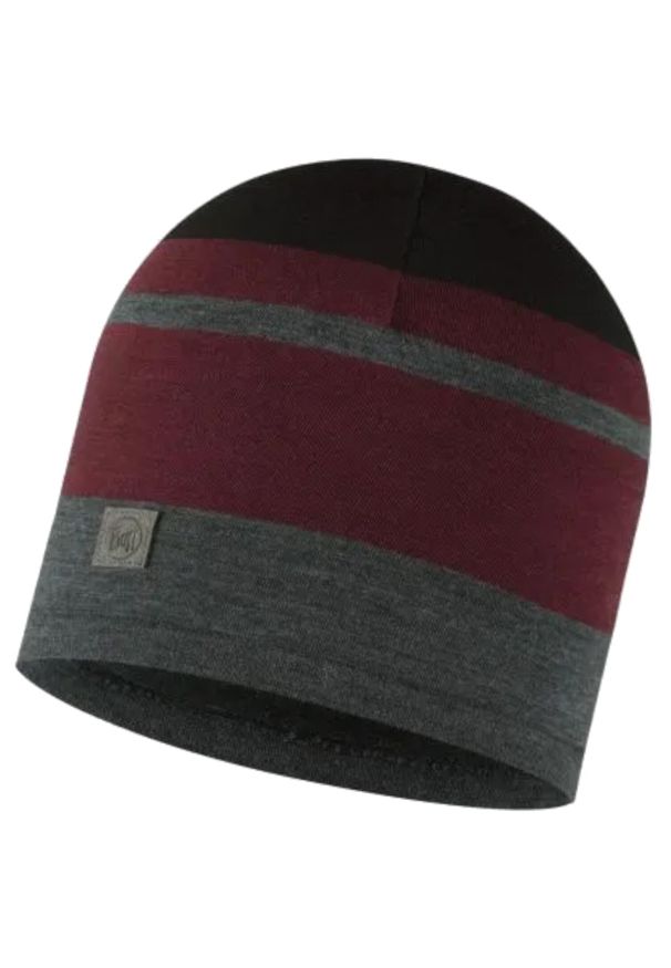Czapka dla dorosłych Buff Merino Move Beanie. Kolor: czerwony, wielokolorowy, czarny. Materiał: wełna, poliamid, elastan. Sezon: zima. Styl: sportowy