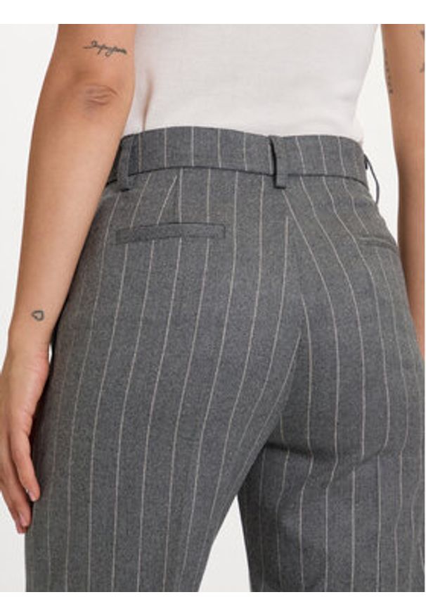 ViCOLO Spodnie materiałowe TF0232 Szary Regular Fit. Kolor: szary. Materiał: syntetyk