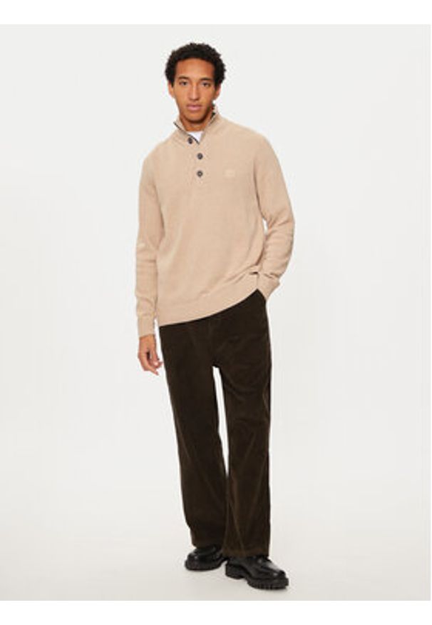 INDICODE Sweter Yosevally 35-719 Écru Regular Fit. Materiał: syntetyk