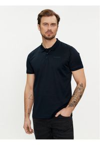 Karl Lagerfeld - KARL LAGERFELD Polo 745000 542200 Granatowy Regular Fit. Typ kołnierza: polo. Kolor: niebieski. Materiał: bawełna #1