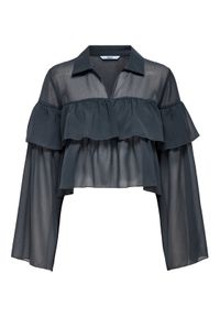 only - ONLY Bluzka Suzzi 15360661 Czarny Regular Fit. Kolor: czarny. Materiał: syntetyk