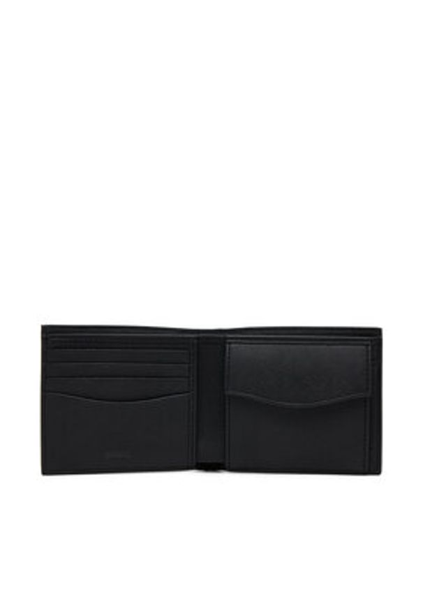 BOSS Duży Portfel Męski 50542388 Czarny. Kolor: czarny. Materiał: skóra
