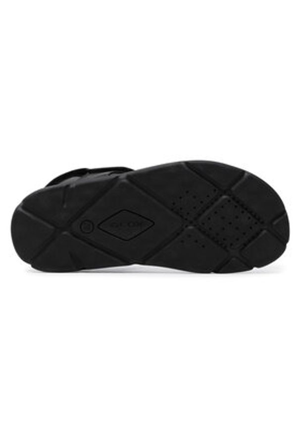 Geox Sandały U Xand 2S B U15BGB 0003C C9999 Czarny. Kolor: czarny. Materiał: skóra