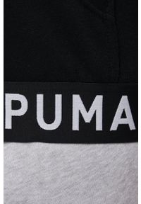Puma bluza treningowa 521546 męska kolor czarny z kapturem wzorzysta. Typ kołnierza: kaptur. Kolor: czarny. Materiał: skóra, dzianina, materiał. Wzór: gładki, ze splotem #4