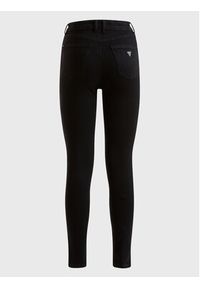 Guess Jeansy 1981 W2YA46 D4PZ1 Czarny Skinny Fit. Kolor: czarny