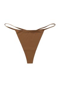 Intica - Stringi elastyczne niewidoczne pod ubraniem Aleta. Kolor: beżowy. Materiał: materiał #1