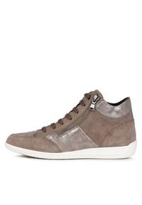 Geox Sneakersy D Myria D3668B 022TC C6692 Szary. Kolor: szary. Materiał: skóra